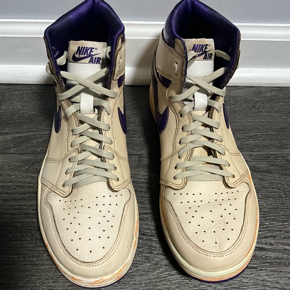 Nike Jordan 1 Retro High OG Metallic Purple 2021,unisex SIZE 12(CM 29 - Picture 2 of 16